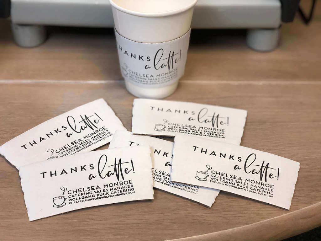 Personalized Coffee Sleeves